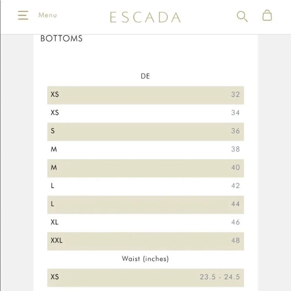 ESCADA pencil skirt with lovely buttons - Picture 7 of 8